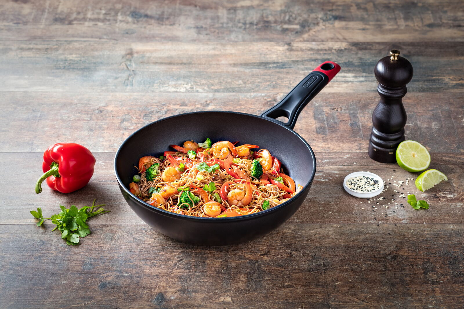 Сковорода Pyrex Optima 28 см, WOK - Зображення 8