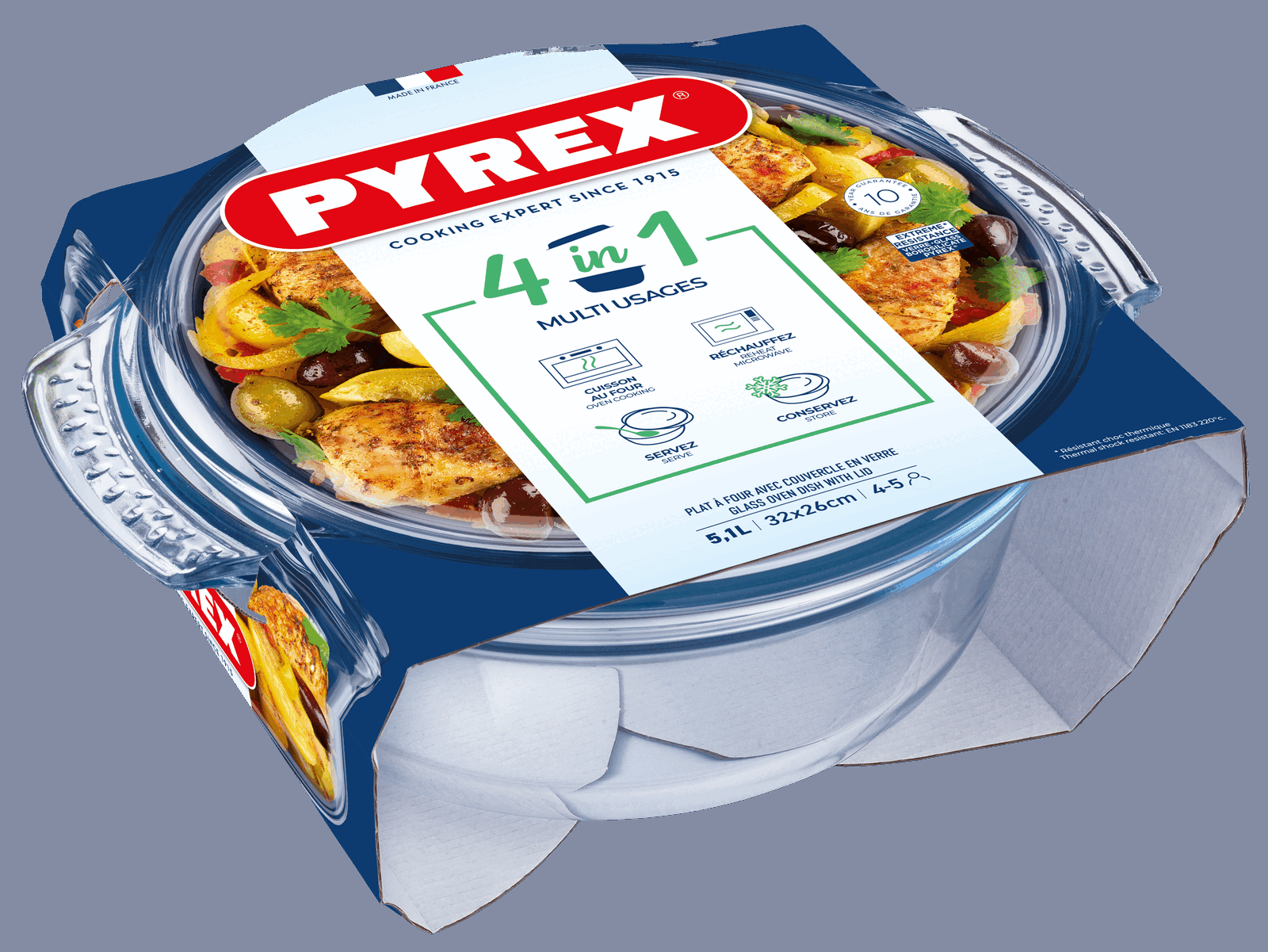 Каструля з кришкою Pyrex, 5.1 л - Зображення 5
