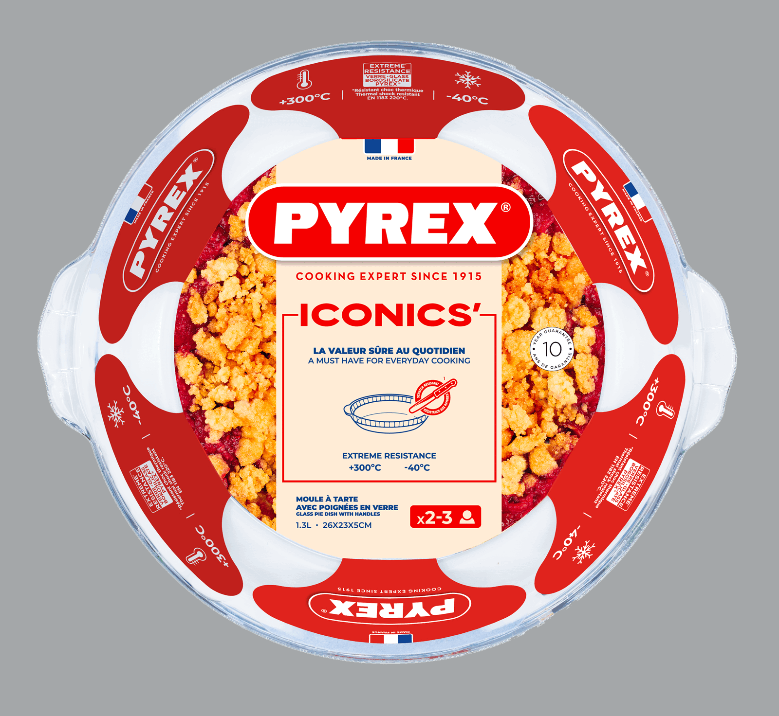 Форма для випічки Pyrex, 26х23 см (1.3 л) - Зображення 2