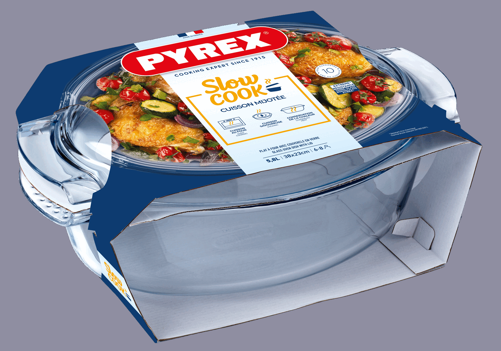 Каструля з кришкою Pyrex, 5.8 л - Зображення 2