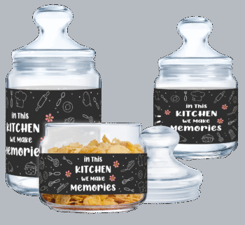 Набір банок Luminarc Club Kitchen Memories, 3х0.5, 0.75, 1 л