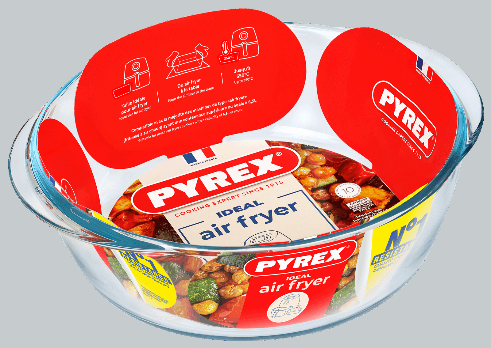 Форма для запікання Pyrex AirFryer, 26x23x8 см (2.3 л) - Зображення 4