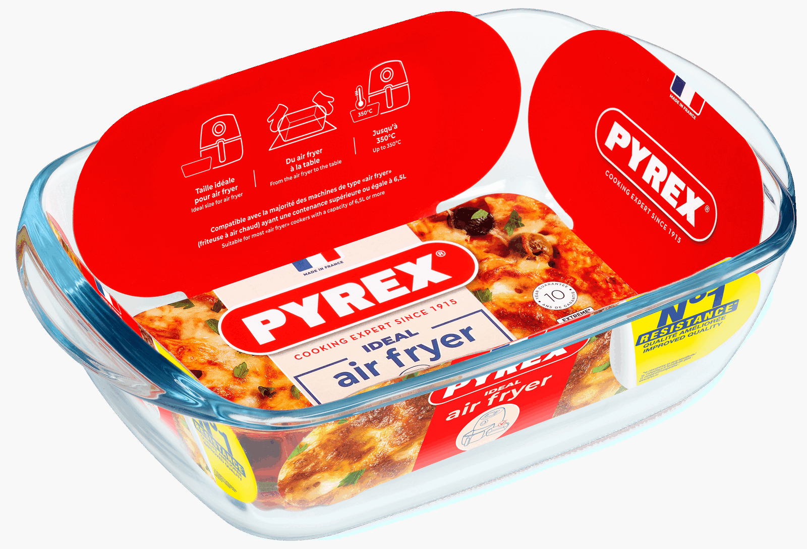 Форма для запікання Pyrex AirFryer, 23x15x6 см (1.2 л) - Зображення 3
