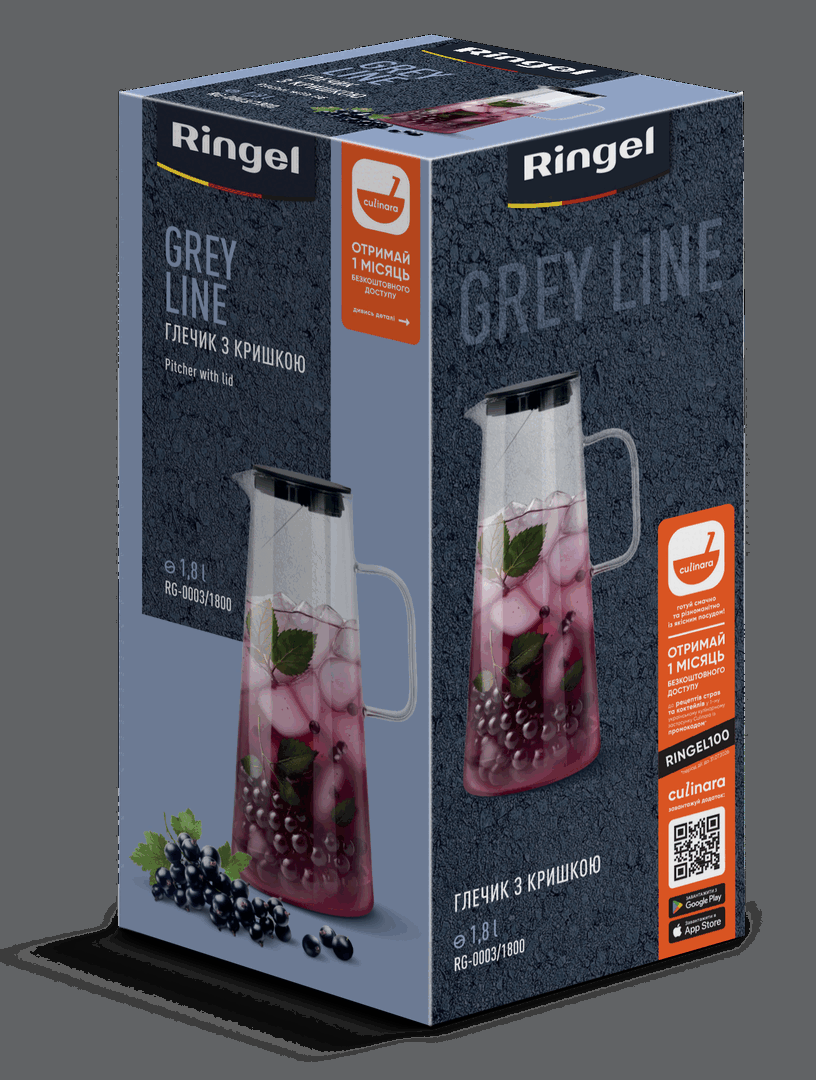 Глечик Ringel Grey Line, 1.8 л - Зображення 3