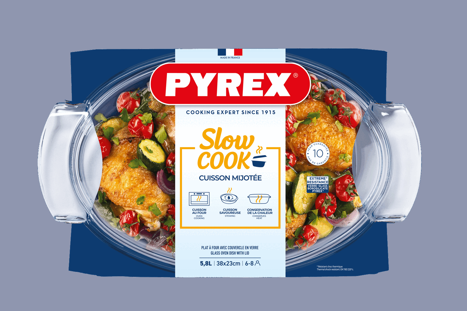 Каструля з кришкою Pyrex, 5.8 л - Зображення 5