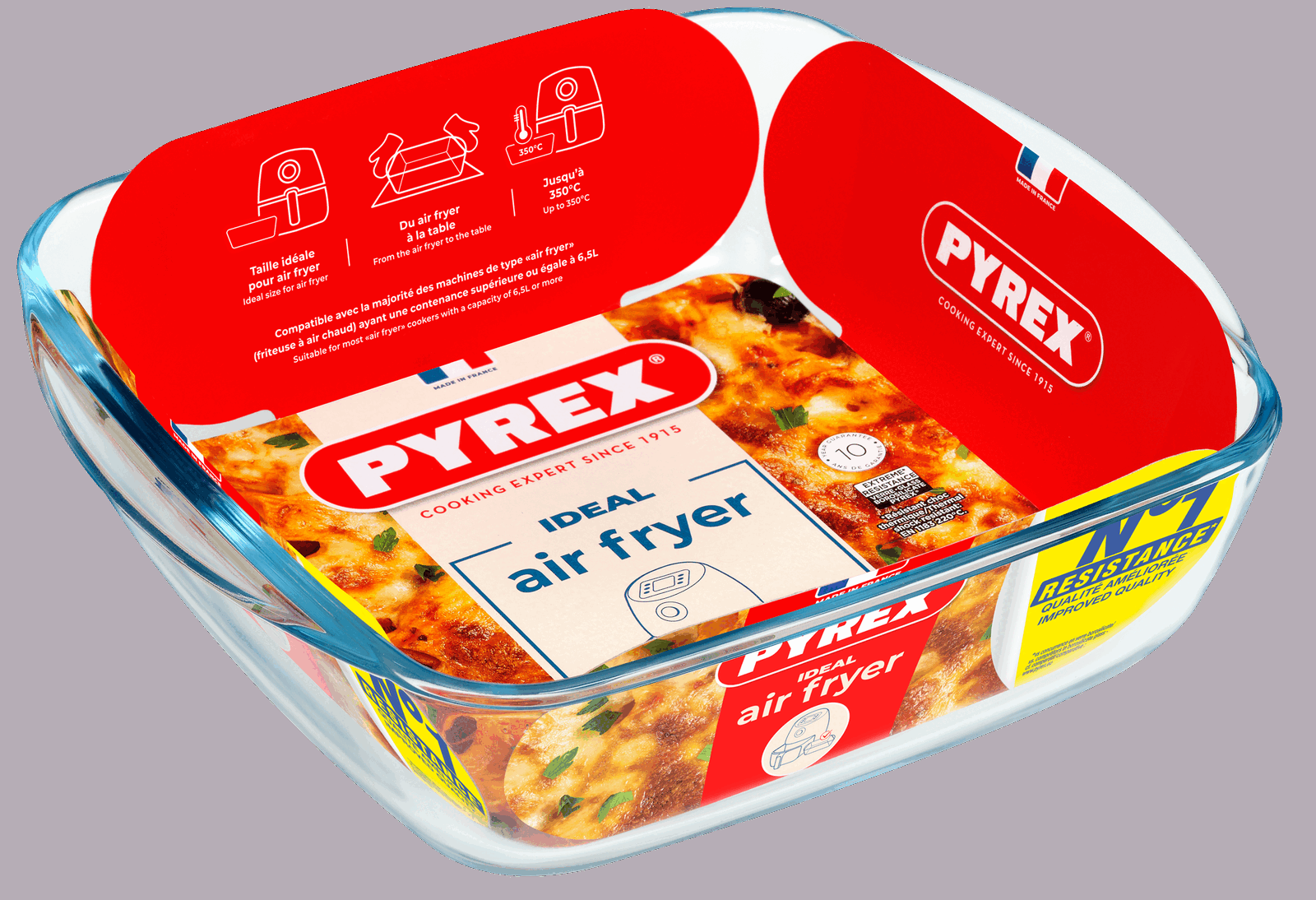 Форма для запікання Pyrex AirFryer, 25x22x7 см (2.2 л) - Зображення 3