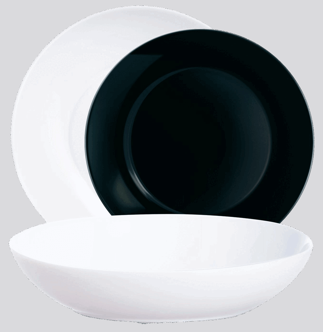 Сервіз Luminarc Apy Black&White, 18 предметів