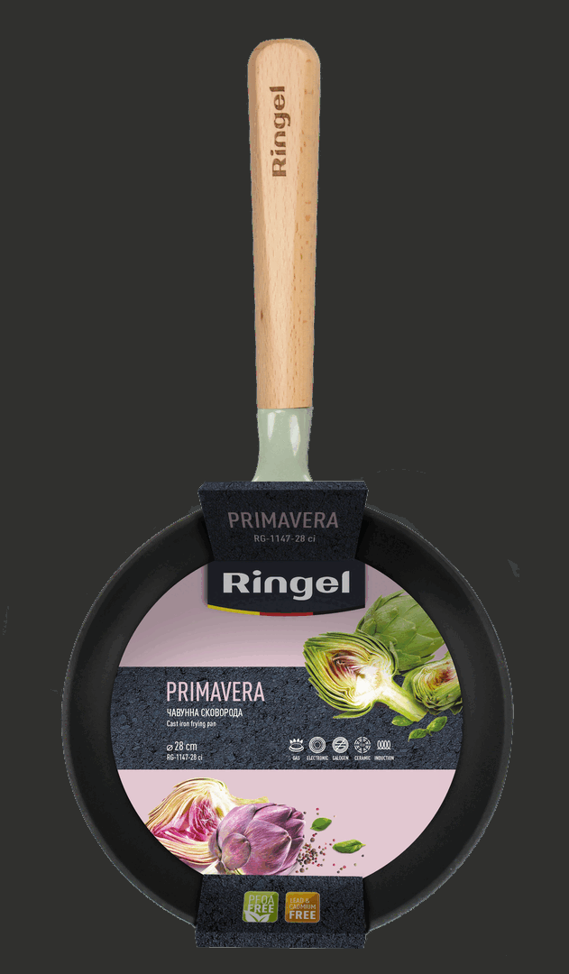 Сковорода чавунна Ringel Primavera 28 см - Зображення 2