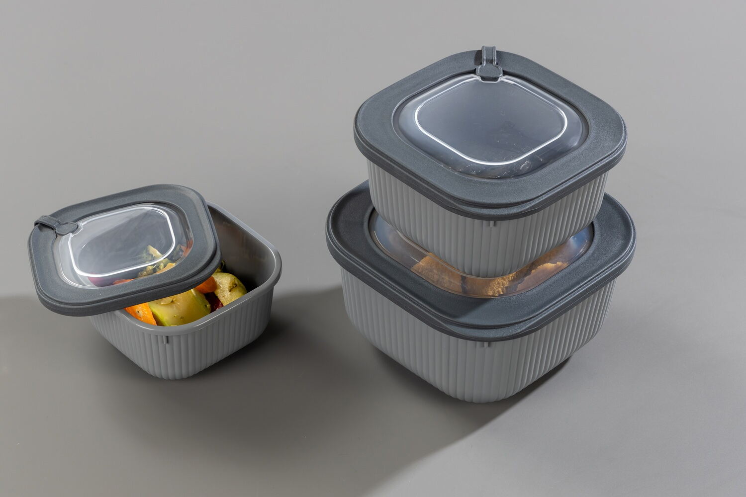 Контейнер Idea Home 00681 Line Box Gray 0.6 л (00681 Gray) - Зображення 2