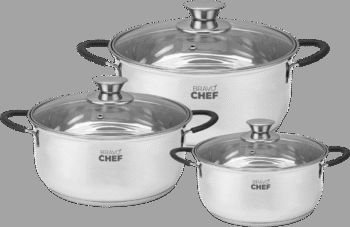Набір посуду Bravo Chef Safran (6 предметів)