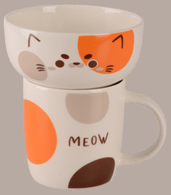Набір для сніданку Limited Edition Happy Cat, 2 предмети
