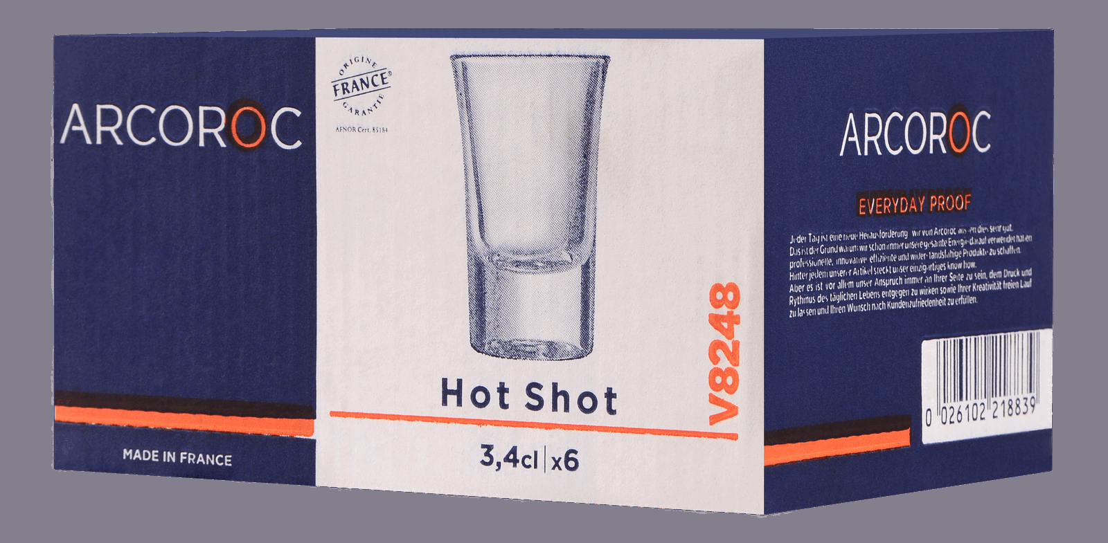 Набір чарок Arcoroc Hot Shot - Зображення 4