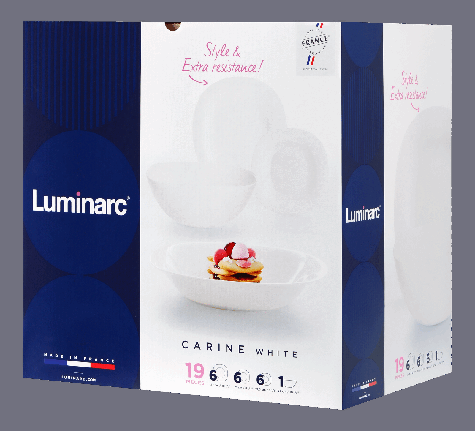 Сервіз Luminarc Carine White, 19 предметів - Зображення 4