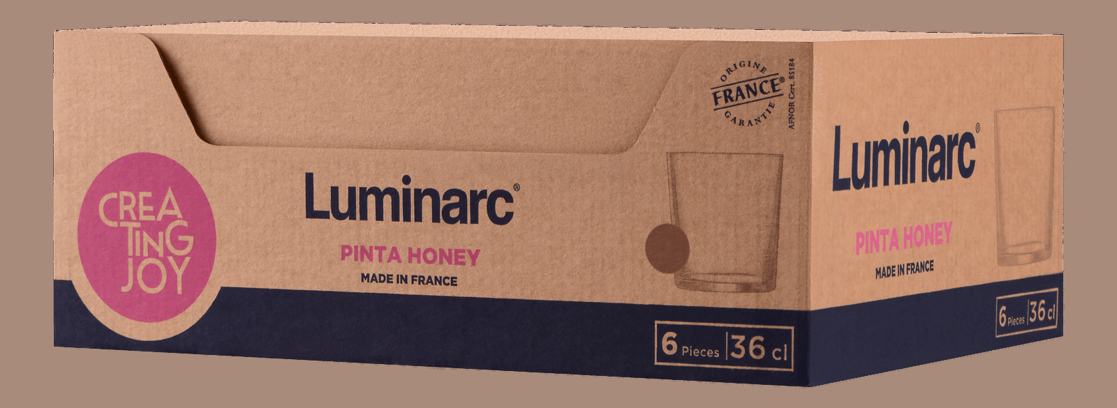 Набір склянок Luminarc Pinta Honey, 6х360 мл - Зображення 2
