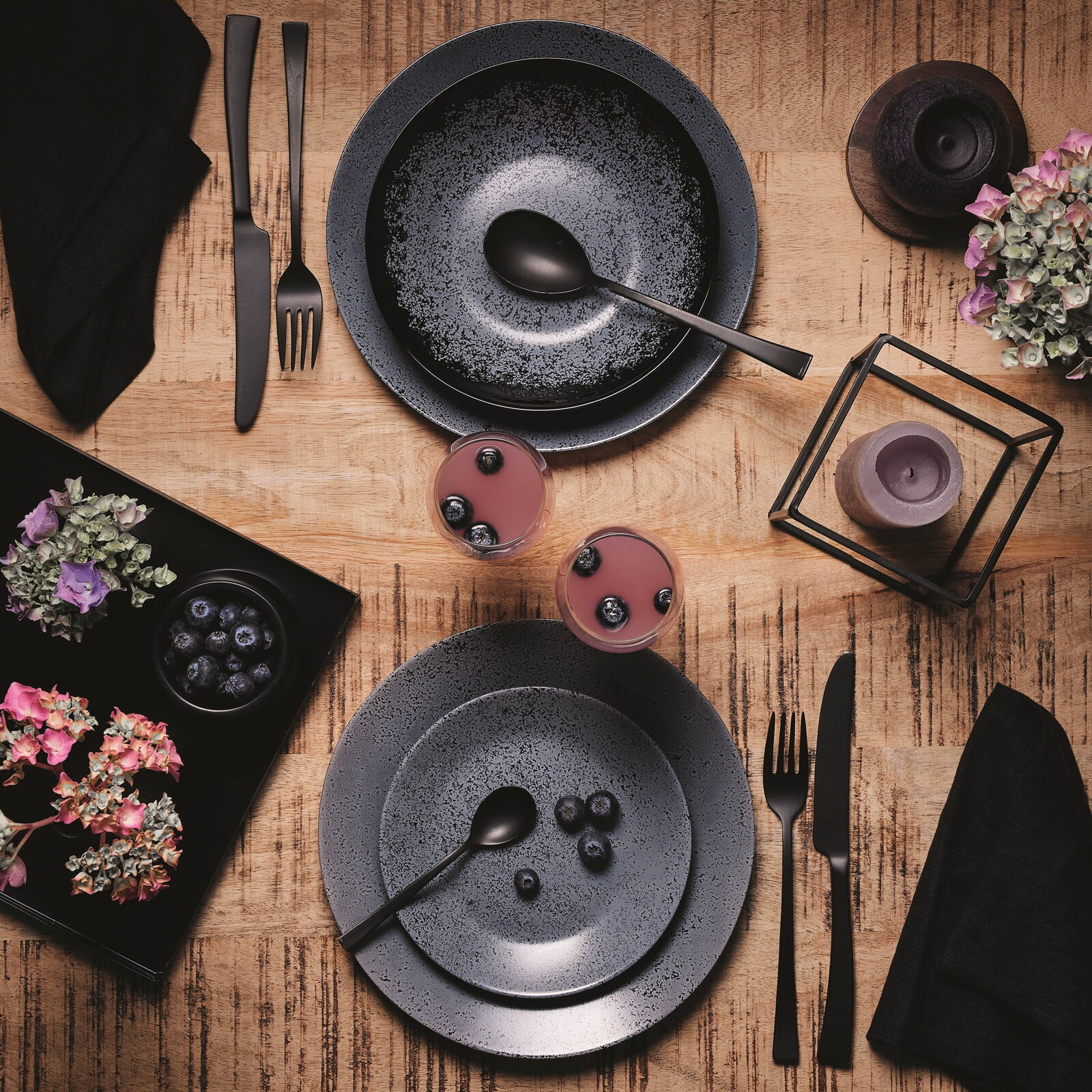 Тарілка десертна Luminarc Slate Black, 18 см - Зображення 2