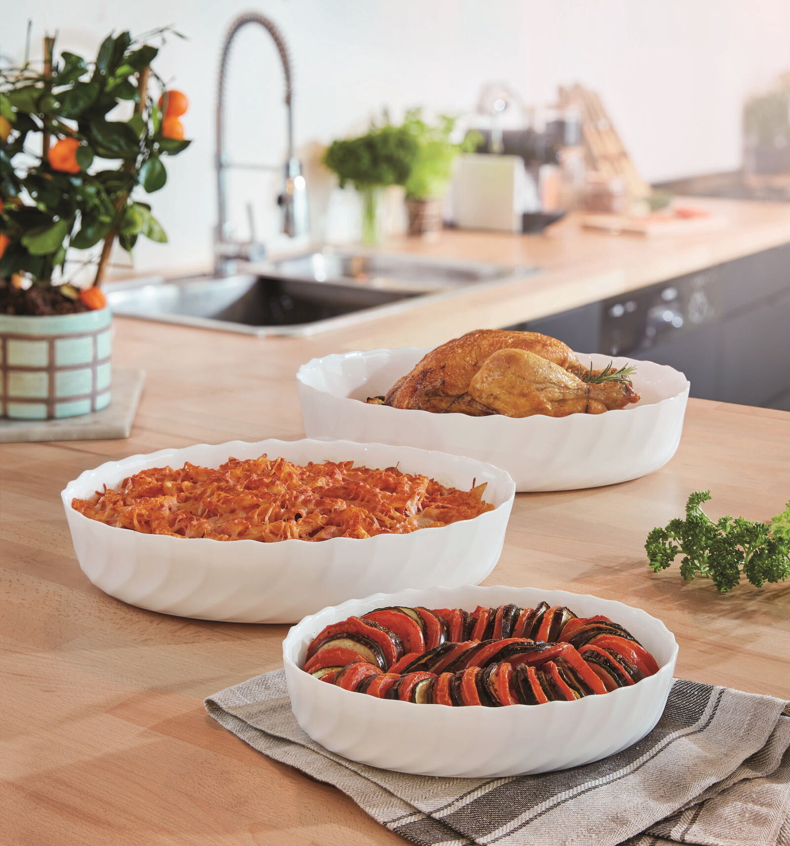 Форма для запікання Luminarc Smart Cuisine Trianon, 22х16 см - Зображення 6