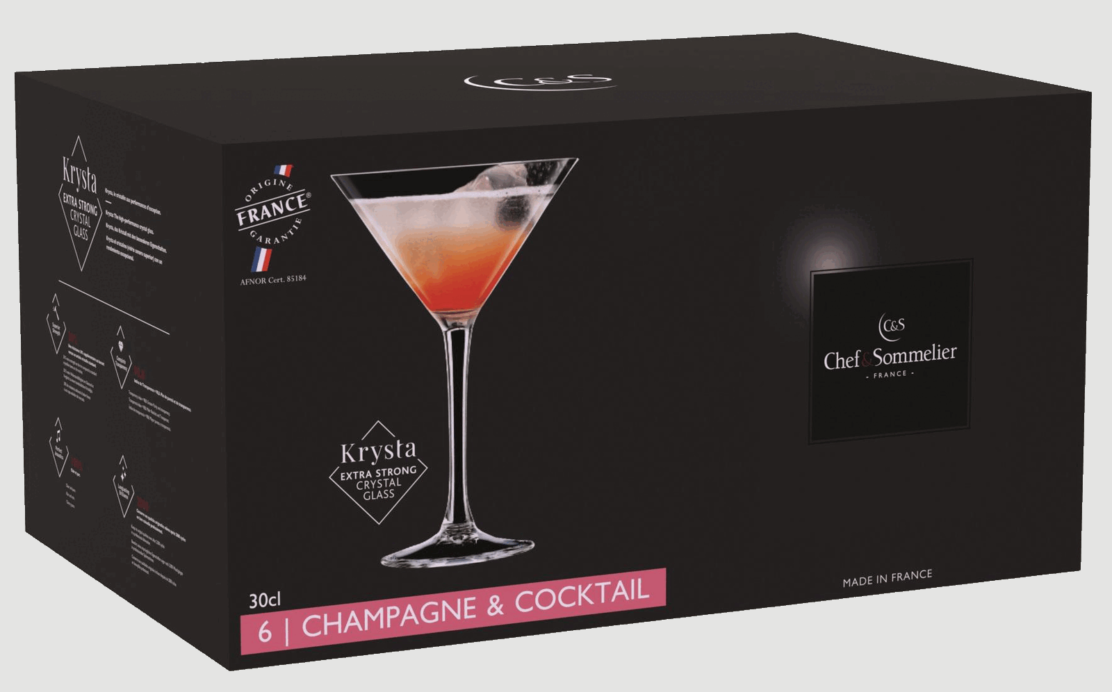 Набір келихів C&S Cabernet, 6х300 мл - Зображення 2