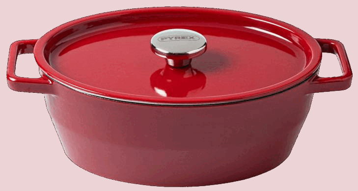 Каструля Pyrex Slow Cook red, (4 л)