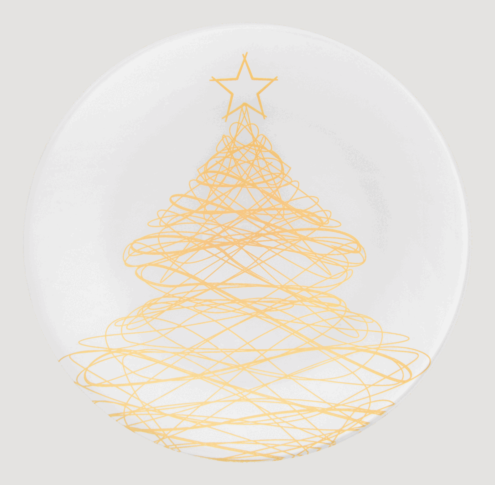Тарілка Viva NY Tree Gold, 25 см
