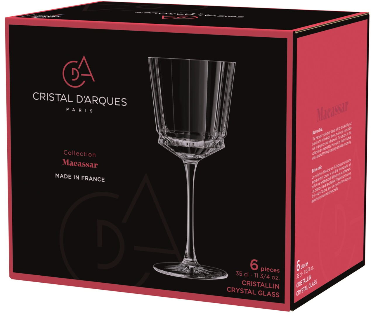 Набір келихів Cristal d'Arques Paris Macassar - Зображення 6