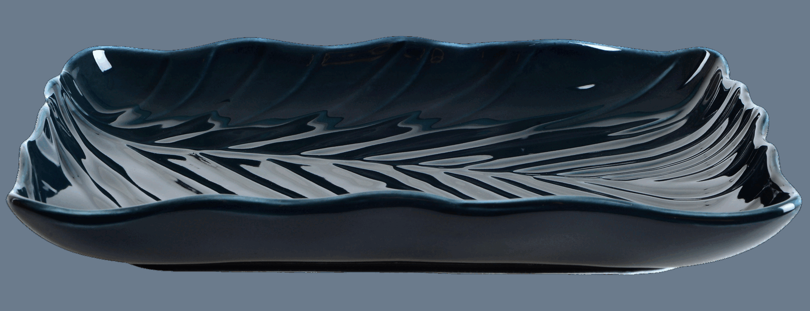Блюдо Limited Edition Leaf Black - Зображення 2