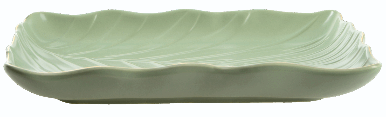 Блюдо Limited Edition Leaf Green Gold - Зображення 2