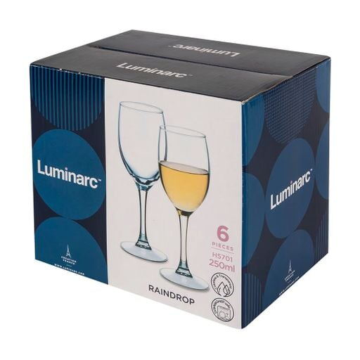 Набір келихів Luminarc Raindrop, 6х250 мл (H5701) - Зображення 3