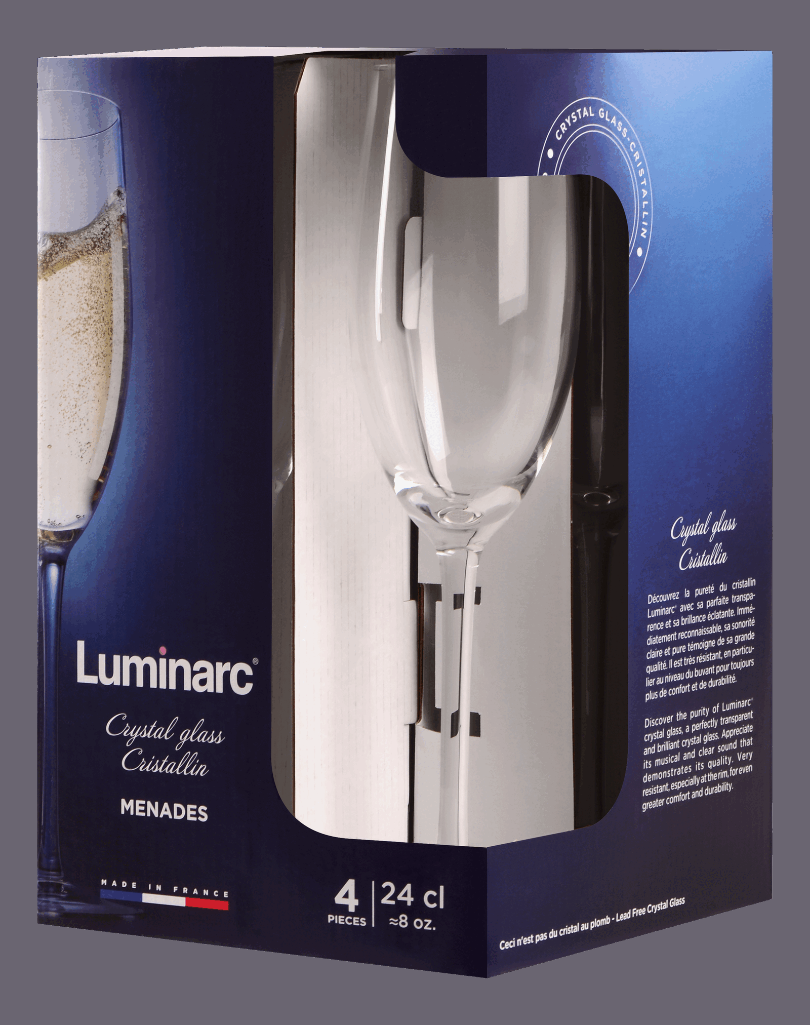 Набір келихів Luminarc Menades, 4х240 мл - Зображення 6