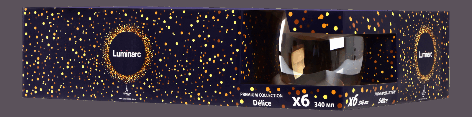 Набір склянок Luminarc Delice Honey, 6х340 мл - Зображення 4