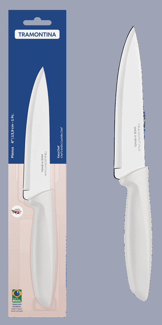 Ніж Chef Tramontina Plenus light grey, 152 мм - Зображення 3
