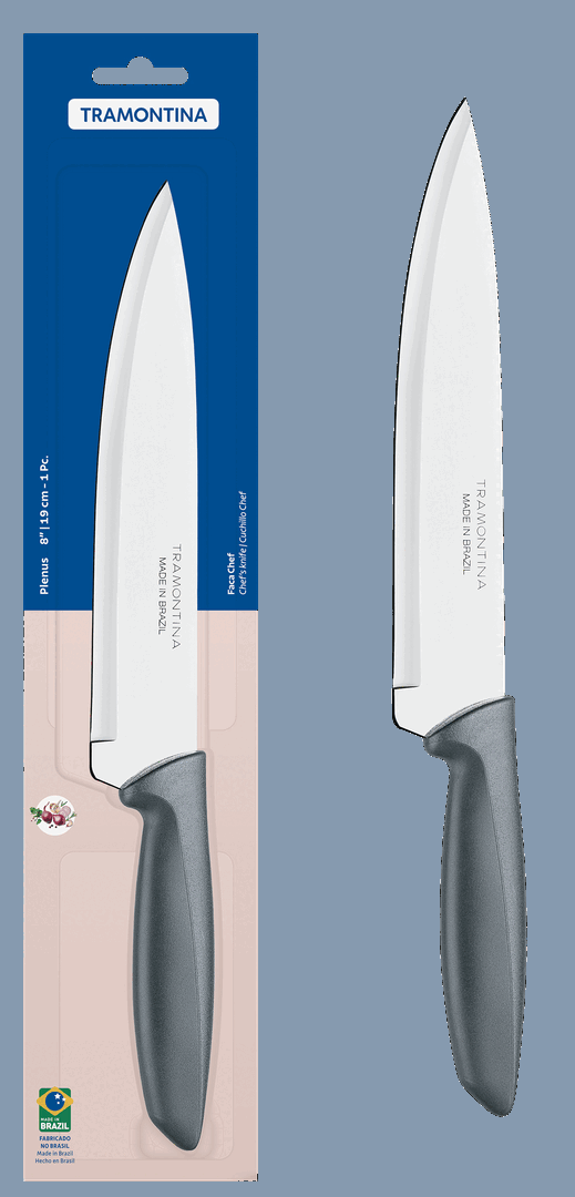 Ніж Chef Tramontina Plenus grey, 203 мм - Зображення 3