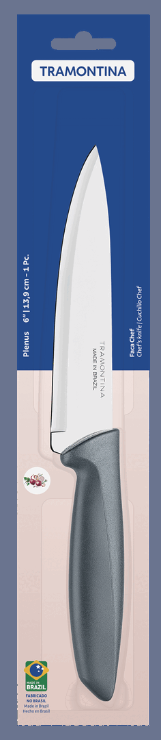 Ніж Chef Tramontina Plenus grey, 152 мм - Зображення 5