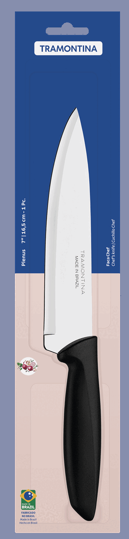 Ніж Chef Tramontina Plenus black, 178 мм - Зображення 5