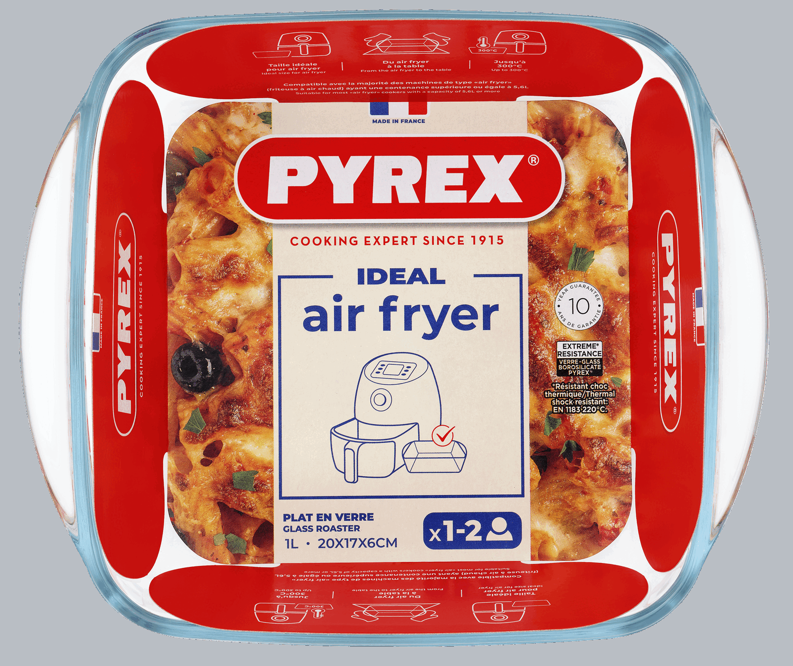 Форма для запікання Pyrex AirFryer, 20x17x6 см (1.0 л) - Зображення 3