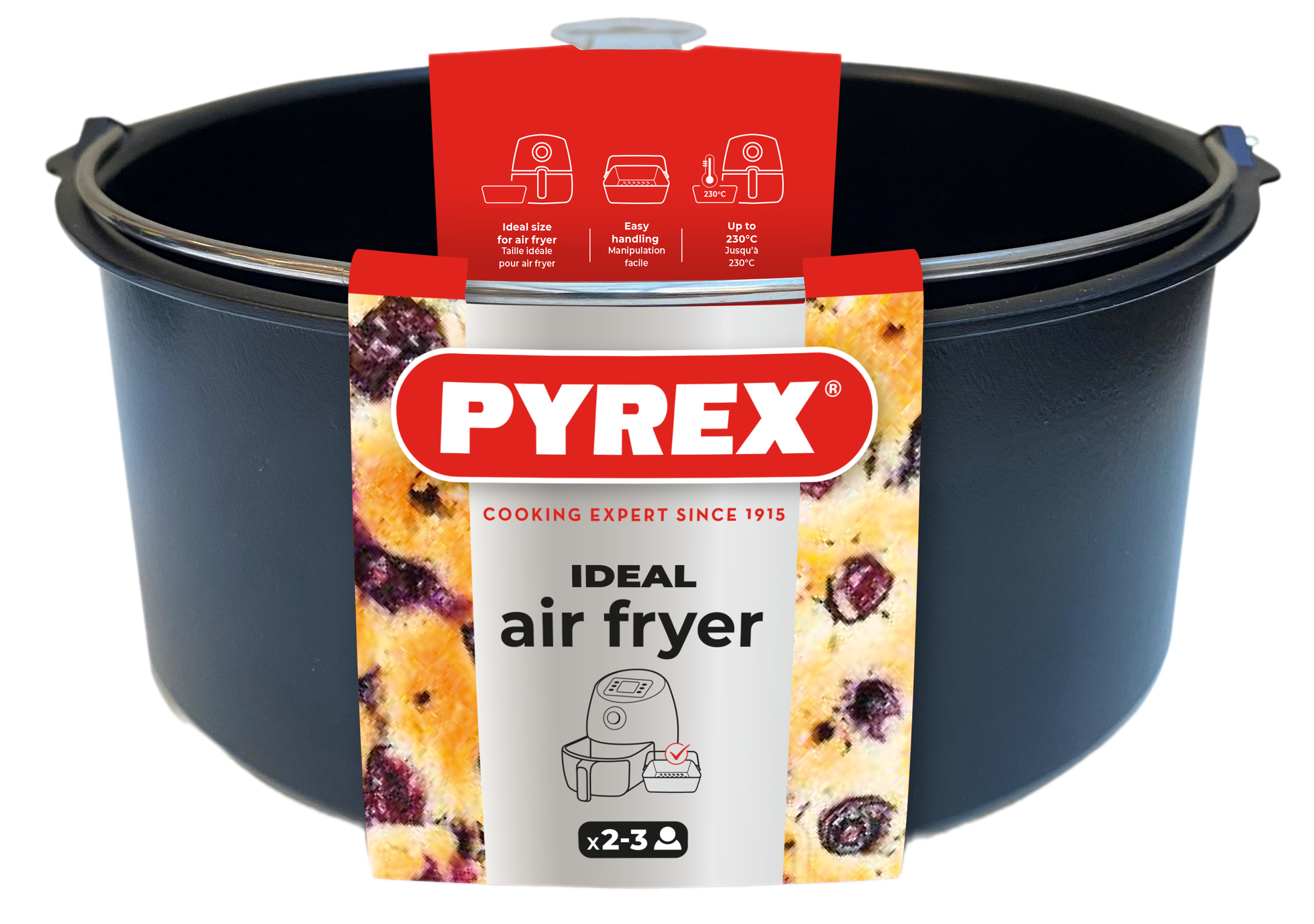 Форма для запікання Pyrex AirFryer, 20x19x7.5 см (1.6 л) - Зображення 10