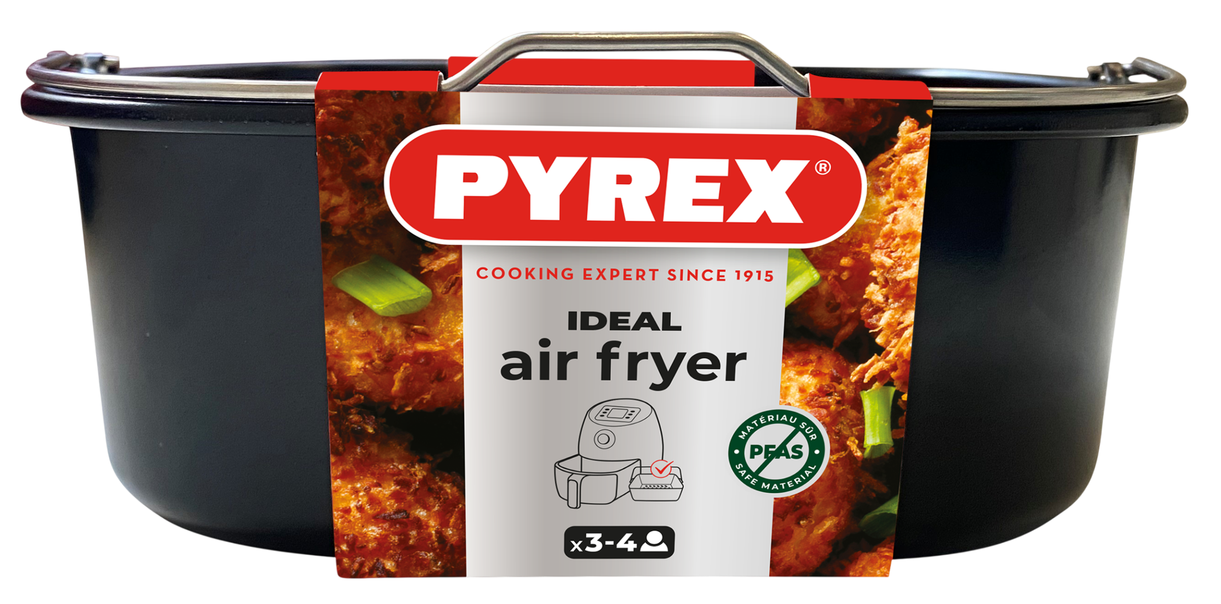 Форма для запікання Pyrex AirFryer, 22х21х7.5 см (1.9 л) - Зображення 11